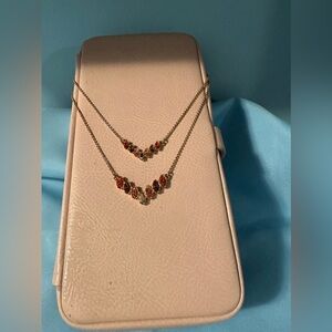 Touchstone Crystal Double up necklace